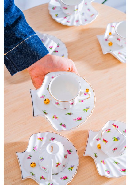 Ladurée 6 Kişilik Kahve Fincan Takımı - 75 ml