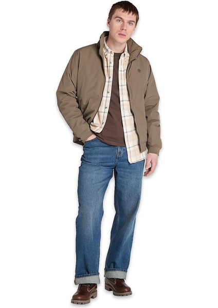 TB0A62CF Waterproof Sailor Bomber Kahverengi Erkek Ceket indirimleri