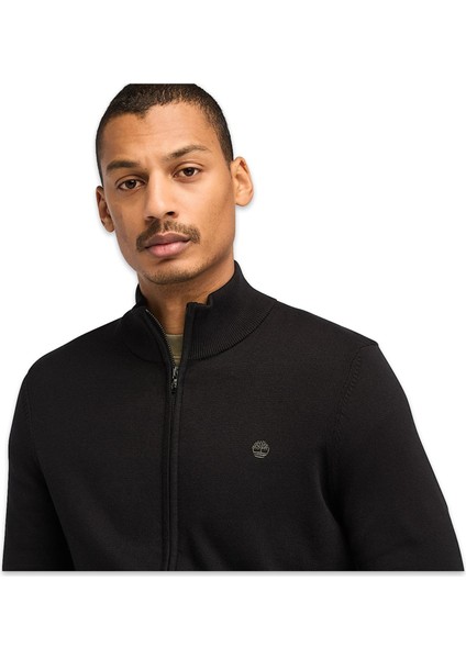 TB0A2BMZ Williams River Cotton Yd Full Zip Sweate Siyah Erkek Ceket modelleri