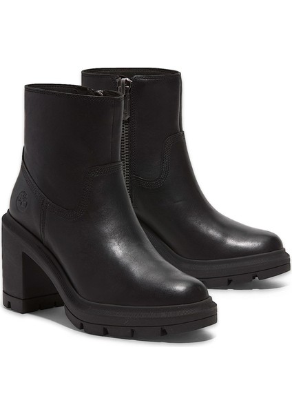 TB0A26WA Allington Heights Mid Zip Up Boot Siyah Kadın Bot fiyatları