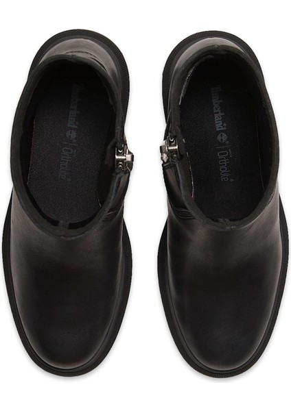 TB0A26WA Allington Heights Mid Zip Up Boot Siyah Kadın Bot modelleri