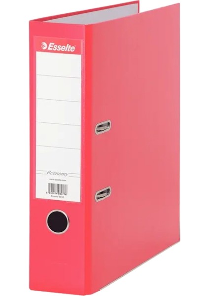 Eseelte Büro Klasörü, Ekonomik Geniş, 480 Sayfa A4 Kapasiteli, Kırmızı