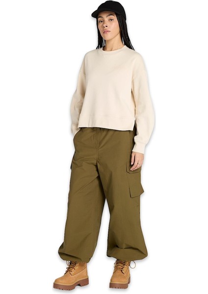 TB0A41ZB Lush Comfort Crew Sweat Krem Kadın Sweatshirt fiyatları