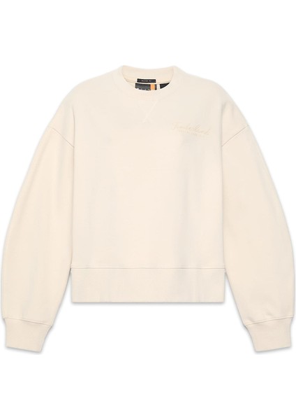 TB0A41ZB Lush Comfort Crew Sweat Krem Kadın Sweatshirt indirimleri