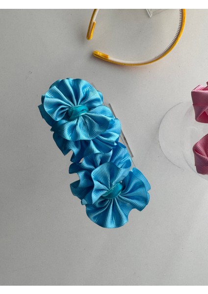 Kız Çocuk 3’lü Taç Seti – Fiyonklu ve Çiçek Desenli Renkli Modeller fiyatları