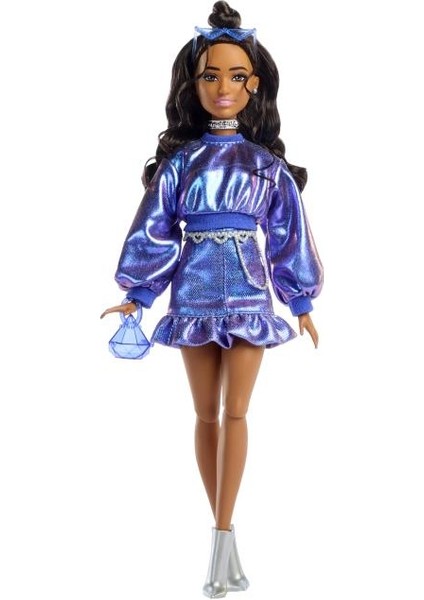 Deluxe Style, Metalik Mavi Elbiseli Bebek JFP42 fiyatları