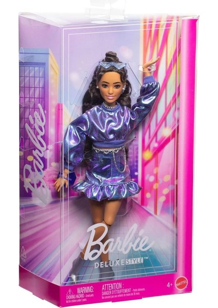 Deluxe Style, Metalik Mavi Elbiseli Bebek JFP42 indirimleri