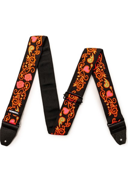 JH23 Jimi Hendrix Blacklight Monterey Orange Gitar Askısı