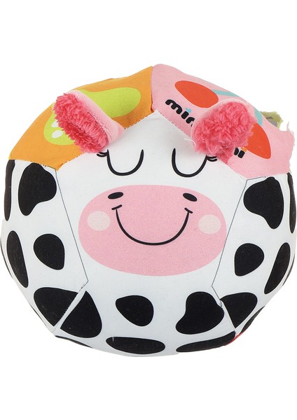 Bebekler Için Yumuşak Top Sevimli Inek Desenli Xl Soft Top