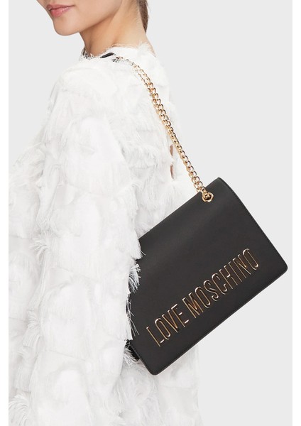 Logolu Ayarlanabilir Zincir Askılı Çanta Bayan Çanta JC4192PP1NKD0000 fiyatları