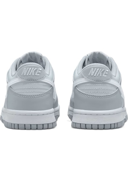 Dunk Low Leather Unisex Sneaker Hakiki Deri Günlük Spor Ayakkabı Gri fırsatları