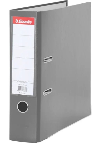 Büro Klasörü, Ekonomik Geniş, 480 Sayfa A4 Kapasiteli, Gri