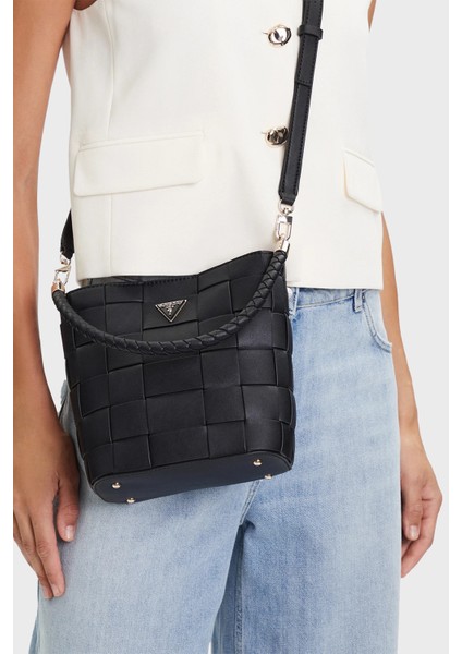 Maylee Logolu Çıkarılabilir Askılı Çanta HWWG9661030 Bayan Çanta HWWG96 61030 Bla fiyatları