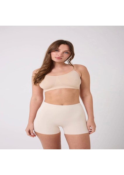 1024 Bayan Lazer Kesim Silikonlu Boxer Korse