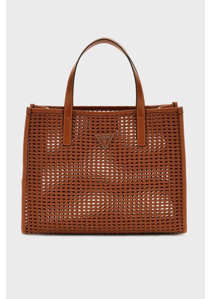 Brigitta Logolu Çıkarılabilir Askılı Dokuma Çanta HWWZ7206230COG Bayan Çanta HWWZ7206230 Cog modelleri