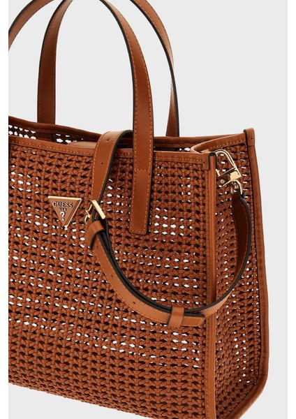 Brigitta Logolu Çıkarılabilir Askılı Dokuma Çanta HWWZ7206230COG Bayan Çanta HWWZ7206230 Cog indirimleri