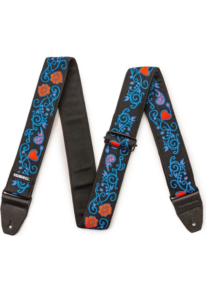 JH24 Jimi Hendrix Blacklight Monterey Blue Gitar Askısı