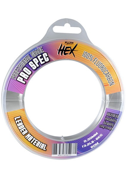 Hex %100 Fc Leader 60MT 0.40MM 23.8lb 10.8kg fiyatları