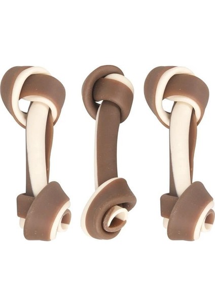 Duetto Kuzu Ve Pirinçli Düğümlü Köpek Kemiği Medium 120 gr 3 lü modelleri