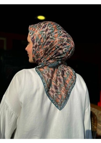 Soft Pamuk Eşarp Petrol