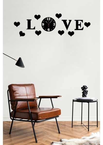 LOVE Duvar Saati Mdf Duvar Dekorasyon Lazer Kesim modelleri