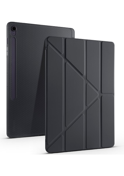 Samsung Galaxy Tab S10 FE Plus Kılıf Zore Tri Folding Kalem Bölmeli Standlı Kılıf modelleri