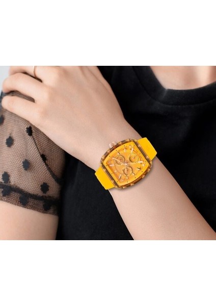 IML1110.114 Kadın Kol Saati – Sarı Renk, Silikon Kordon, Multifonksiyon Tasarım indirimleri