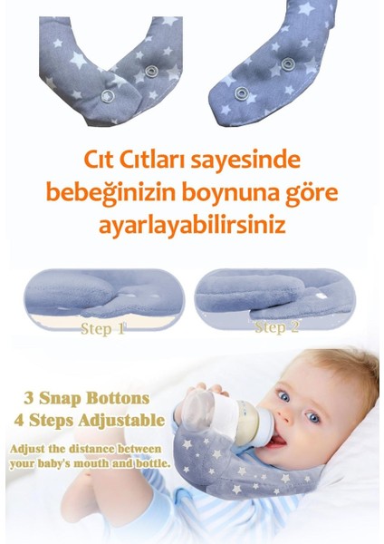 Anne Dostu Biberon Tutucu, Emzirme Kolaylaştırıcı, Emzirme Yastığı, Pratik Bebek Beslenme