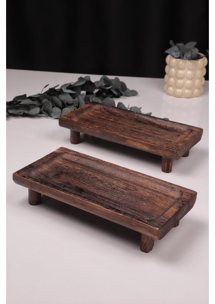 2 Parça Pavlonya Noble Ahşap Sunum ve Servis Seti – Dikdörtgen Servis Tabakları fiyatları