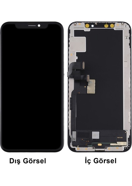 Teknonet Apple iPhone Xs Uyumlu Gx OLED Lcd+Dokunmatik+Çıtalı