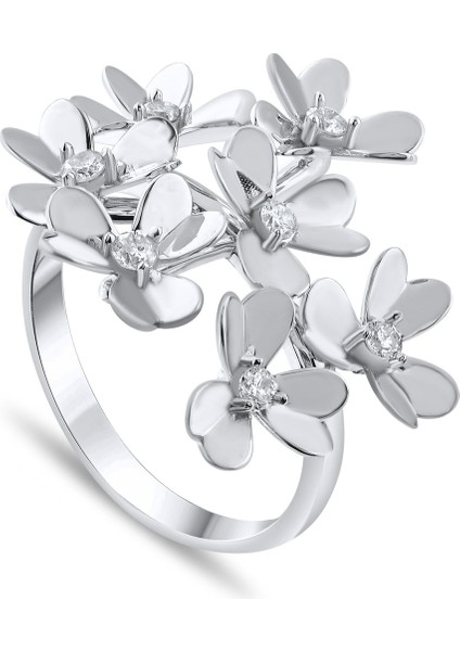 0.21 Karat Pırlanta Yüzük, Gerçek Pırlanta, Sertifikalı Mücevher