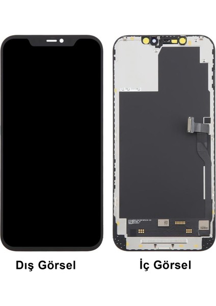 iPhone 12 Pro Max Uyumlu GX Oled Lcd+Dokunmatik (Siyah) NT-92594