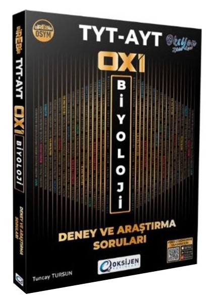 Oksijen Yayınları Tyt-Ayt Biyoloji Deney ve Araştırma Soruları Oxi 1022