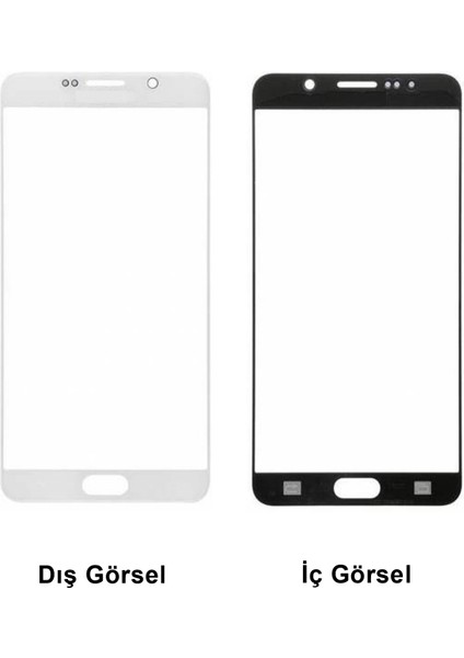 Samsung Galaxy N920 Note 5 Uyumlu Dokunmatik Lens (Beyaz) VR-2638