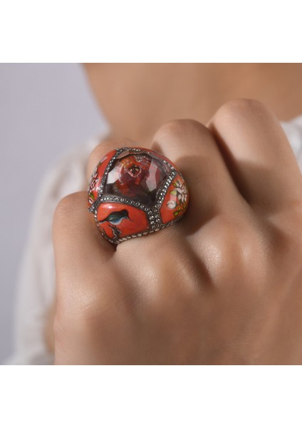 1.01 Karat Pırlanta Yüzük, Kuş ve Çiçek Motifli, Gerçek Pırlanta, Sertifikalı Mücevher fiyatları