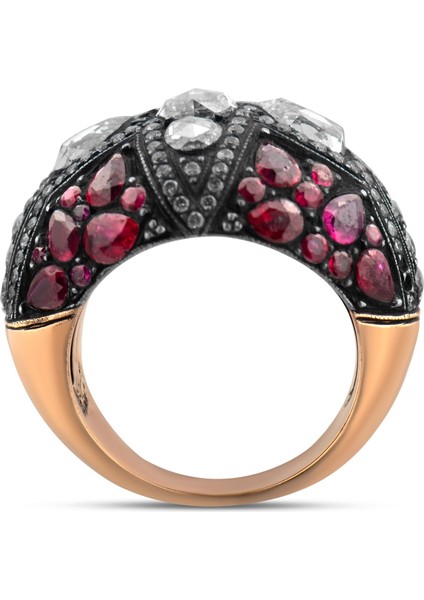 8.28 Karat Pırlanta Yakut Yüzük, Gerçek Pırlanta, Sertifikalı Mücevher