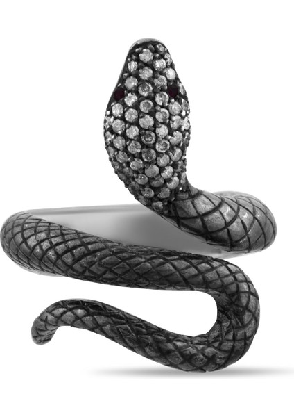 0.49 Karat Pırlanta Yüzük, Yılan Motifli, Gerçek Pırlanta, Sertifikalı Mücevher fırsatları