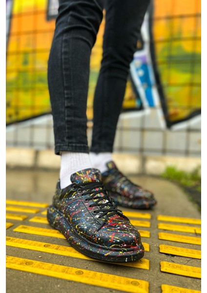 CH254 - Cst Pittura Erkek Ayakkabı 498 Sarı / Mavı / Kırmızı Splush fiyatları