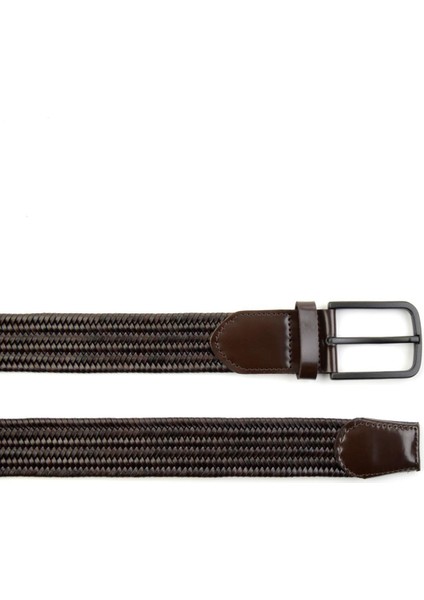 Kahve Örgü Leather Erkek Kemer U08657171203 fiyatları
