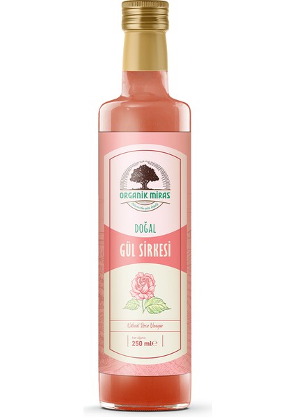 Doğal Gül Sirkesi (250 ml)