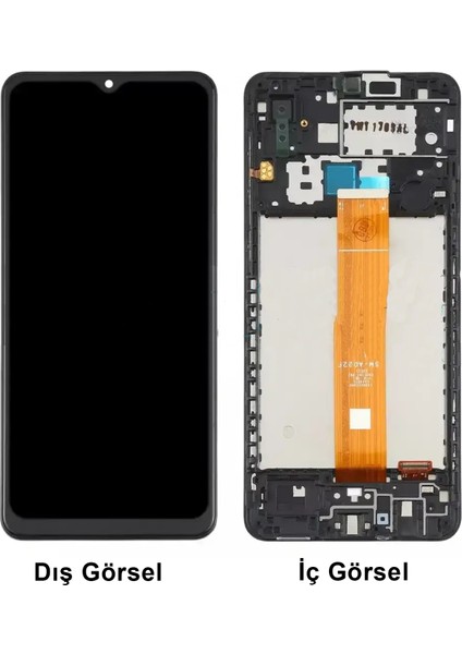 Samsung Galaxy A02 Uyumlu Hk Lcd+Dokunmatik+Çıtalı (Siyah) NT-108160