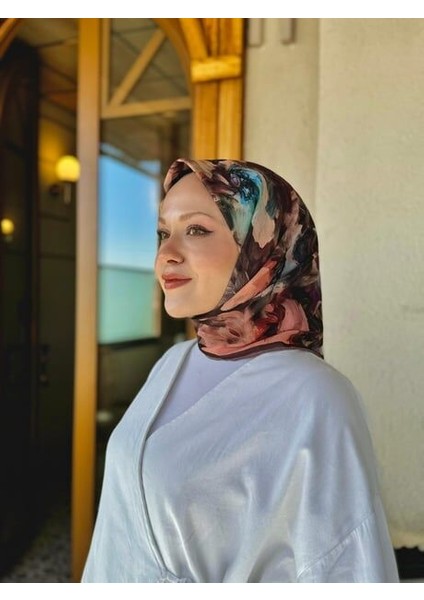 Soft Pamuk Eşarp Kahverengi