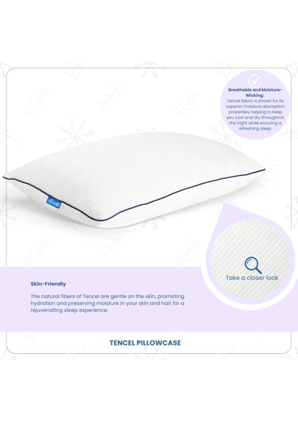 Tencel Kumaş Kılıflı Yastık