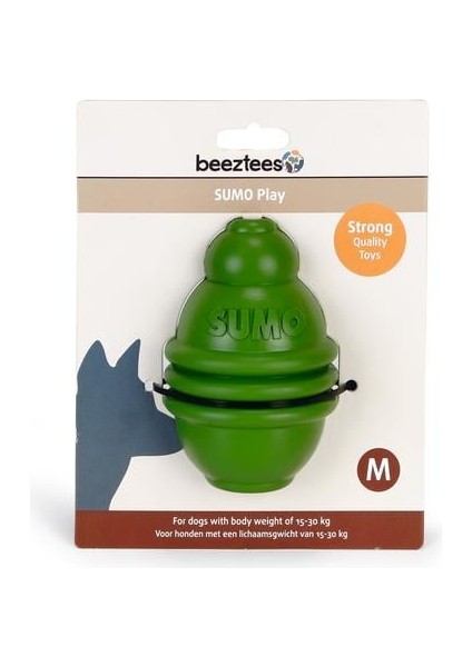 Beeztees Sumo Dayanıklı Dental Oyuncak M Yeşil