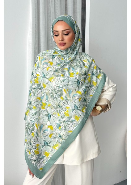 Lotus Çiçek Desen Soft Pamuk Şal indirimleri