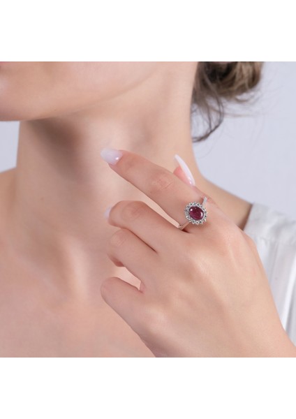 2.78 Karat Pırlanta Yakut Yüzük, Gerçek Pırlanta, Sertifikalı Mücevher modelleri