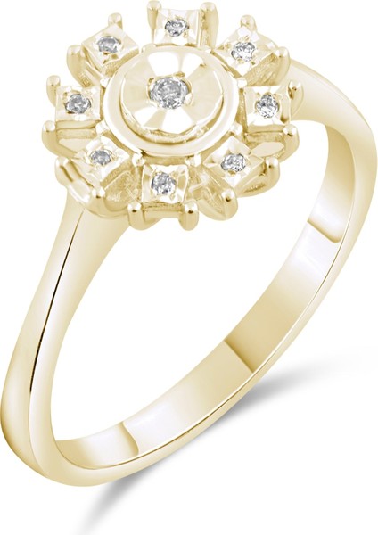 0.06 Karat Pırlanta Yüzük, Gerçek Pırlanta, Sertifikalı Mücevher