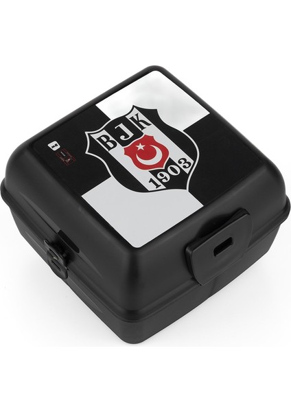 Beşiktaş Lisanslı Kara Kartal Simgesi Detaylı Çelik Termoslu Ilkokul Çanta Seti – Beş Parçalı Set