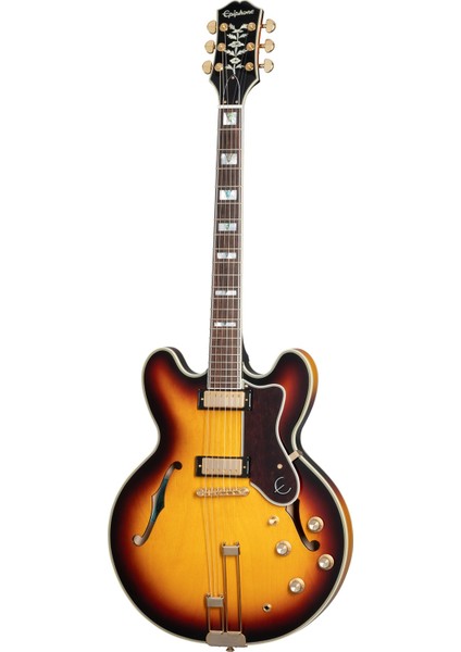 Sheraton Frequensator Semi-Hollowbody Elektro Gitar (Vintage Sunburst)