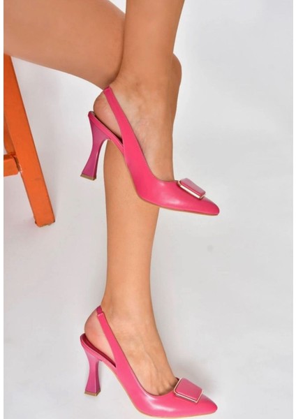 Pıert Fuşya Cilt Topuklu Ayakkabı fiyatları